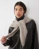GINA TRICOT Gina Tricot knit triangle scarf in beige-NEUTRAL - 2