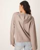 GINA TRICOT Gina Tricot knitted rib hoodie in brown - 4