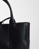 GINA TRICOT Gina Tricot large braided tote bag in black - 3