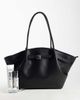 GINA TRICOT Gina Tricot large faux leather tote with shoulder straps in black - 2