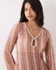 GINA TRICOT Gina Tricot light knit maxi dress in multicolor aop - 2