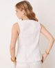 GINA TRICOT Gina Tricot linen rich longline tailored vest in white - part of a set - 3