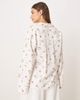 GINA TRICOT Gina Tricot long sleeve flannel pajama shirt in white/Christmas print - 4