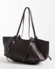 GINA TRICOT Gina Tricot long strap tote in brown - 4