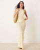 GINA TRICOT Gina Tricot maxi relaxed fit crochet skirt in yellow - part of a set - 1