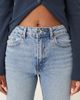 GINA TRICOT Gina Tricot mid rise straight leg jeans in light wash blue - 4