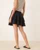 GINA TRICOT Gina Tricot mini boho tiered rara skirt in black - 3