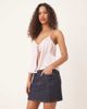 GINA TRICOT Gina Tricot mini denim skirt in darkwash indigo blue - 1