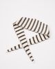 GINA TRICOT Gina Tricot mini knit neck scarf in brown stripe - 2