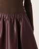 GINA TRICOT Gina Tricot mini PU skirt in burgundy-Red - 4