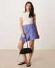 GINA TRICOT Gina Tricot mini wrap skirt in blue and white stripe - 1