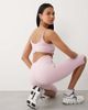 GINA TRICOT Gina Tricot mix and match bralette yoga top in dusty pink - 3