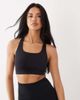 GINA TRICOT Gina Tricot mix and match cross-over back soft yoga sports bra top in black - 1