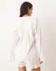 GINA TRICOT Gina Tricot mix and match flannel pajama long sleeve shirt in white with pink bows print - 2