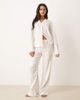 GINA TRICOT Gina Tricot mix and match flannel pajama pants in white with pink bows print - 1