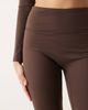 GINA TRICOT Gina Tricot mix and match flare yoga leggings in dark brown - 3