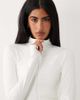 GINA TRICOT Gina Tricot mix and match zip-up yoga jacket in off-white - 2