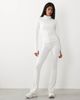GINA TRICOT Gina Tricot mix and match zip-up yoga jacket in off-white - 3