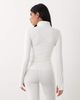 GINA TRICOT Gina Tricot mix and match zip-up yoga jacket in off-white - 4