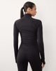 GINA TRICOT Gina Tricot mix and match zip up yoga jacket in black - 4