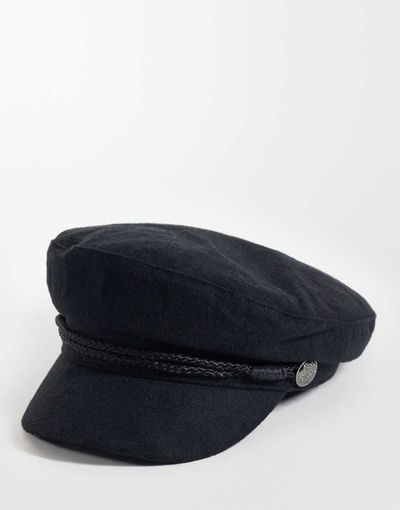 GINA TRICOT Gina Tricot paperboy cap in black