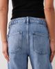 GINA TRICOT Gina Tricot pleated slouchy jeans in midwash blue - 4