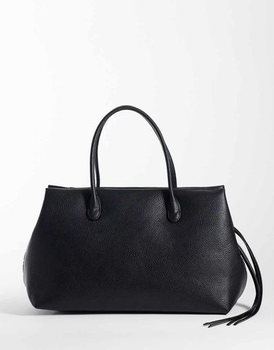 GINA TRICOT Gina Tricot PU tote in black
