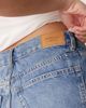 GINA TRICOT Gina Tricot raw hem distressed look denim shorts in midwash blue - 4