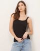 GINA TRICOT Gina Tricot ribbed tank top in black - 1