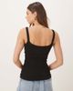 GINA TRICOT Gina Tricot ribbed tank top in black - 2