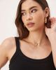 GINA TRICOT Gina Tricot ribbed tank top in black - 4
