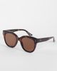 GINA TRICOT Gina Tricot round sunglasses in brown - 1