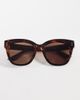 GINA TRICOT Gina Tricot round sunglasses in brown - 3