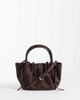 GINA TRICOT Gina Tricot ruched mini crossbody bag in dark brown - 1