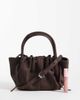 GINA TRICOT Gina Tricot ruched mini crossbody bag in dark brown - 2