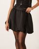 GINA TRICOT Gina Tricot satin balloon mini skirt in black - 3