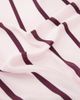 GINA TRICOT Gina Tricot satin scarf in pink & burgundy stripes-Red - 2
