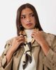 GINA TRICOT Gina Tricot satin scarf in yellow stripe-Neutral - 3