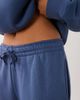 GINA TRICOT Gina Tricot set loose fit straight leg sweatpants in 5-Blue - 3