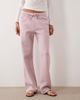 GINA TRICOT Gina Tricot set loose fit straight leg sweatpants in light mauve-pink - 2