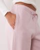 GINA TRICOT Gina Tricot set loose fit straight leg sweatpants in light mauve-pink - 3