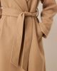GINA TRICOT Gina Tricot shawl collar long midi coat in black-Neutral - 3