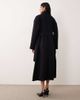 GINA TRICOT Gina Tricot shawl collar long midi coat in black - 2