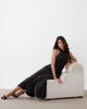 GINA TRICOT Gina Tricot shawl halterneck maxi dress in black - 1