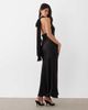 GINA TRICOT Gina Tricot shawl halterneck maxi dress in black - 2