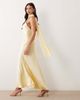 GINA TRICOT Gina Tricot shawl halterneck maxi dress in butter yellow - 2