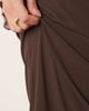 GINA TRICOT Gina Tricot sheer midi skirt in brown - 3