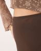 GINA TRICOT Gina Tricot sheer midi skirt in brown - 4