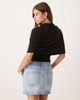 GINA TRICOT Gina Tricot short cape ruched top in black - 3