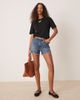 GINA TRICOT Gina Tricot short sleeve boxy t-shirt in black - 2